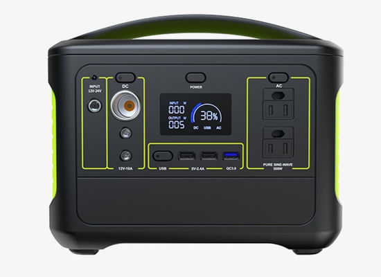 500W 100ah Outdoor Portable Power Station Lithium Ion Baterai