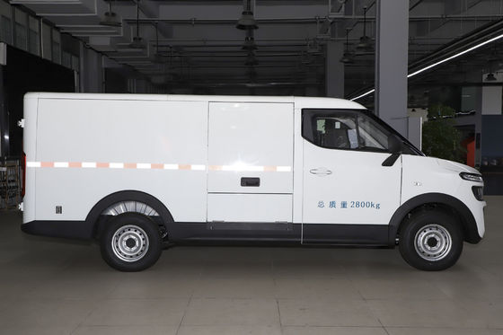 75KW Dongfeng Mini EV Bus Untuk Transportasi Logistik 1280kg