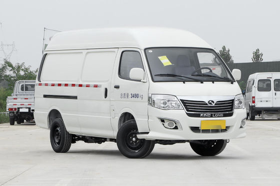 KingLong RHD Pengemudi 11 kursi Mini EV Bus Penumpang Vans 250km Endure Mileage